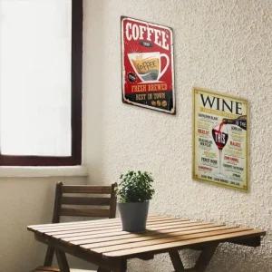 커피숍 액자 인테리어 포스터 철제 그림 빈티지 (45xXR)