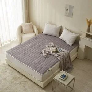 루카 사계절 온열 온수매트 전기장판 누빔 커버  퀸 2인용)