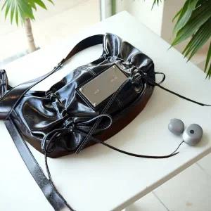 [마뗑킴][국내백화점] 마뗑킴 가방 숄더백 리본 하프셔링 라운드백 마틴킴 마땡킴 matin