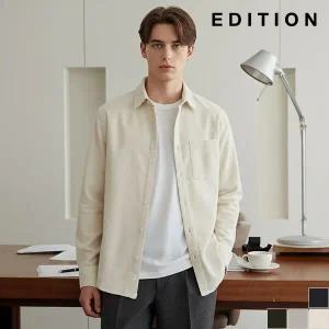 [에디션] 코듀로이 솔리드 셔츠 (NED4WC1901)