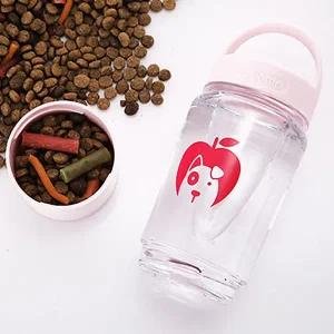 휴대용 강아지 보틀 산책 외출 물통 간식통 DD-12305