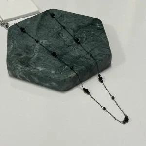 /다잇템 여자 사슬 써지컬스틸 포인트 목걸이