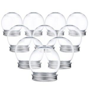 10PCS DIY 스노우 소품 공예 크리스마스 호의 만들기 스크류 선물 워터 글로브 오프 디스플레이