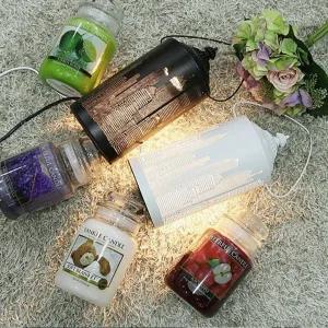 라움데코 향기솔솔 시애틀 원형 캔들 워머+양키 캔들