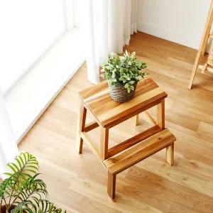 아트박스/와이디몰 원목 스텝스툴 화분받침대 의자 스툴 화장대 협탁