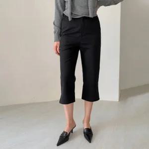 바스카라 슬릿 카프리 7부 팬츠 (2colors)