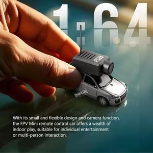 RC카 자동차 오토바이 모형 무선 조정 오프로드 드리프트 미니 포크레인 Wltoys 6401 1/64 FPV 1인칭 뷰 미