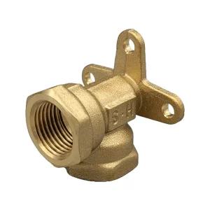 신주 벽고정 수전 엘보 15A 니플 파이프 90도 연결 배관자재 설비