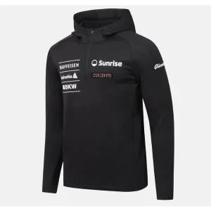 [데상트] 스위스 스키 기모 후드 티셔츠 B1 SQ421SHDO1 BLK0 LBEG