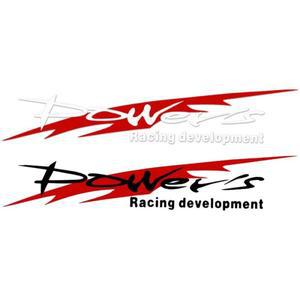 레이싱 개발 자동차 스티커, 퍼스널리티 트렌드 파워의 스포츠 반사 방수 데칼