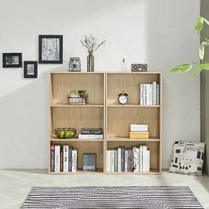 [인터데코]책장 2개 책꽂이 선반장 진열장 거실장 P0000QPF