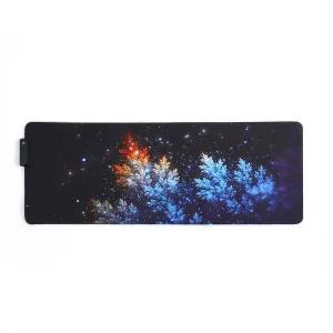 RGB LED 마우스 장패드 게이밍 조명 롱 키보드패드