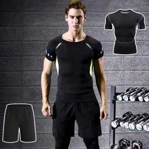반팔 반바지 4버전 남성 스포츠 헬스 트레이닝복 세트 기모타이즈
