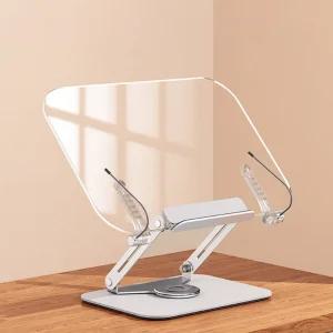 독서대 투명 회전형 높이조절 책거치대 DD-13039 접이식 아크릴 필기