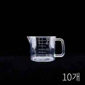 베이킹 스내지 아크릴 계량컵 10개 200ml 0.2L 눈금 조리 쌀컵 용품 주방 PC 제빵