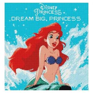 보석십자수 디즈니 드림 빅 프린세스 에리얼 40x40