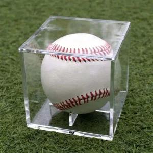 고급 야구공 케이스 투명 아크릴 싸인볼 보관 장식