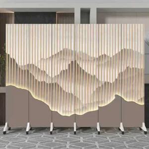 고급스러운 파티션 그림있는 스크린 가림막 접이식