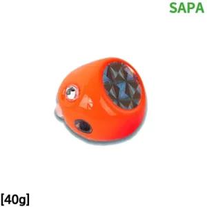 싸파 유동식 타이라바 헤드 40g 오렌지 2개입 참돔 참돔낚씨 루어 참돔 선상낚시