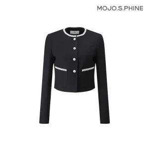 [모조에스핀] 비즈장식 라운드넥 재킷 BK_S243MSF102 1800952