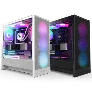 NZXT H5 Flow V2 RGB 컴팩트 미드 타워 ATX 에어플로우 PC 케이스