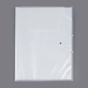 [셀러에이드]A3 클리어 화일 40매 화이트 화일북 문서철 케이스 서류파일