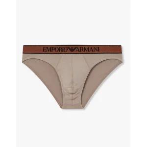 [EMPORIO ARMANI](강남점)남성 웨이스트 패턴 자수 로고 브리프 (0815311007)