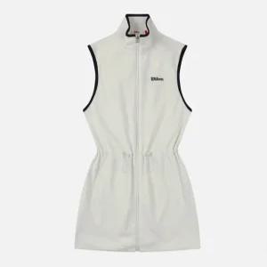 윌슨 스핀 퀼트 플리스 롱 베스트 여성 B1 W254002TVEO3 CRM DNY