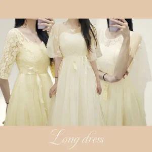 [하프클럽/]유색드레스 셀프웨딩드레스 연주회드레스