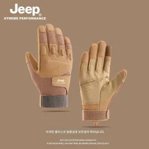 Jeep 남성용 겨울 2025년 야외 라이딩 방한 전술 장갑