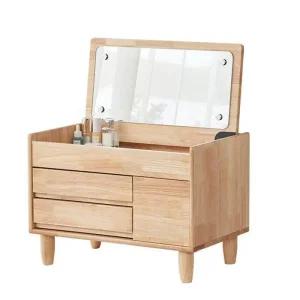 네츄럴 좌식 유럽풍 화장대 원목 서랍