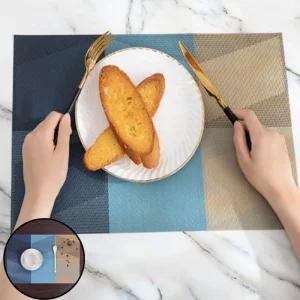 심플한 가정용 식탁 식당용 레스토랑 매트 커피 PVC