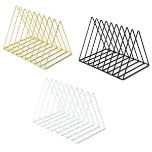 정리 소품 책꽂이 삼각 책상 다용도 철제 네이처안