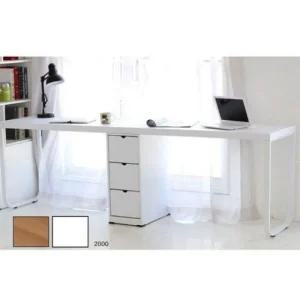 컴퓨터 일자책상2000 GD 서랍형 0108-09 학생책상 2인