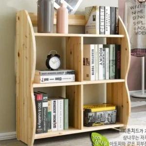 책장 잡지대 원목책꽂이 GD26-17 삼나무 거실책꽂이
