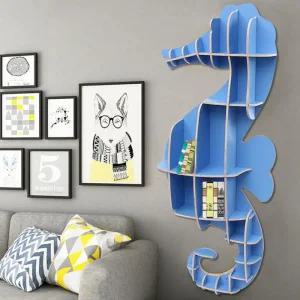 DIY 해마 책장 선반 벽선반 인테리어 동물모형