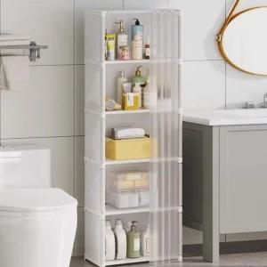 5단 틈새 DIY 조립식 미니 책장 수납함 책꽂 북트레이