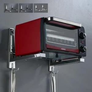 전자렌지대 주방 선반 전자렌지거치대 거치대 벽걸이 랙 받침대 전자렌지선반