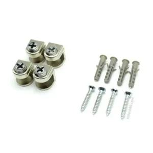 유리 다보 피스 진열장 유리 선반 볼트 나사 다보 4P