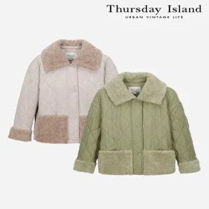 [써스데이아일랜드][Thursday Island] 덤블카라 패딩점퍼(T238MJP633W)