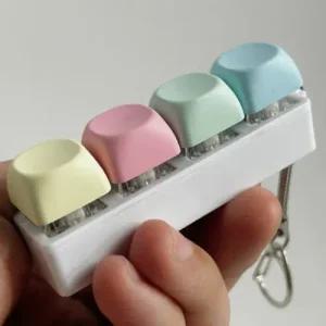 살림픽스 귀여운 키보드키링 키캡 가방 키링