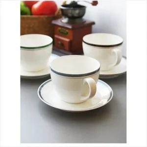 D14 도자기 한 라인컬러 디오내 커피잔 커피잔세트 손님용찻잔 손님접대 손님용