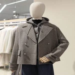 SOUP 숲 빅카라 울혼방 더블버튼 자켓 (SBAJK36)