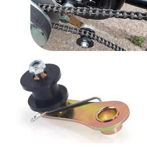 Titgoes 1 PC 체인 롤러 텐셔너 내마모성 방청 가이드 휠 튼튼한 스프링 장착 타이트니스 조정 110cc 125cc 140cc 오토바이 ATV용 범용(블랙)
