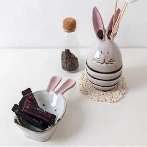 ksr 빈티지 가로줄 토끼장식 3종류 감성소품 방꾸미기 감성인테리어 홈카페소품
