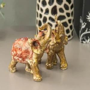 ksr 오렌지 펄 코끼리 미니  가격인하) 코끼리인형 인테리어인형 거실소품 거실인테리어