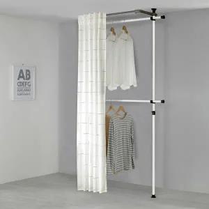 왕자 심플2단커튼행거_선택형A타입