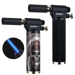 화약총 전동건 비비탄가스건 정직한 금속 야외 용접 총 라이터 방풍 풍선 다기능 바베큐 주방 터빈 토치 시