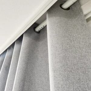 [거실형] 99.99%차단 암막커튼 + 초강력 커튼압축봉 세트