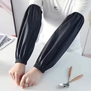 방수 무광 팔토시 1쌍 작업용 오염방지 블랙 주방 청소 농사 공장 김장 생활방수